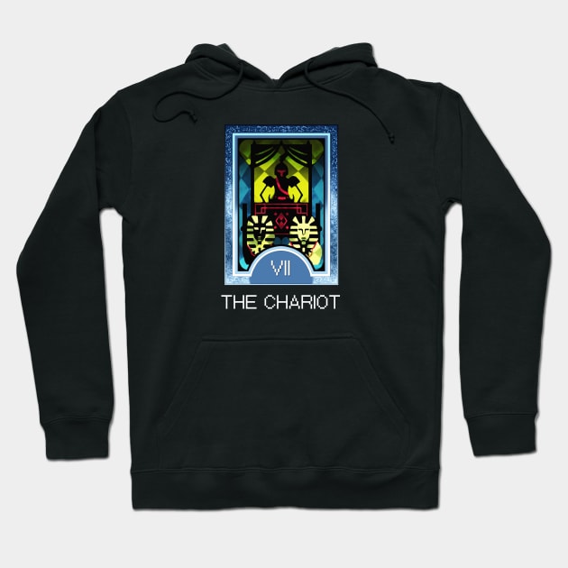 The Chariot Arcana Tarot Card Hoodie by loveandlive